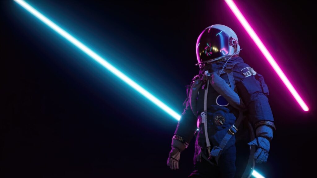Retrowave Astronaut