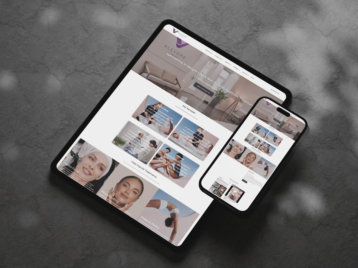 Alevere Clinics Tablet & Mobile