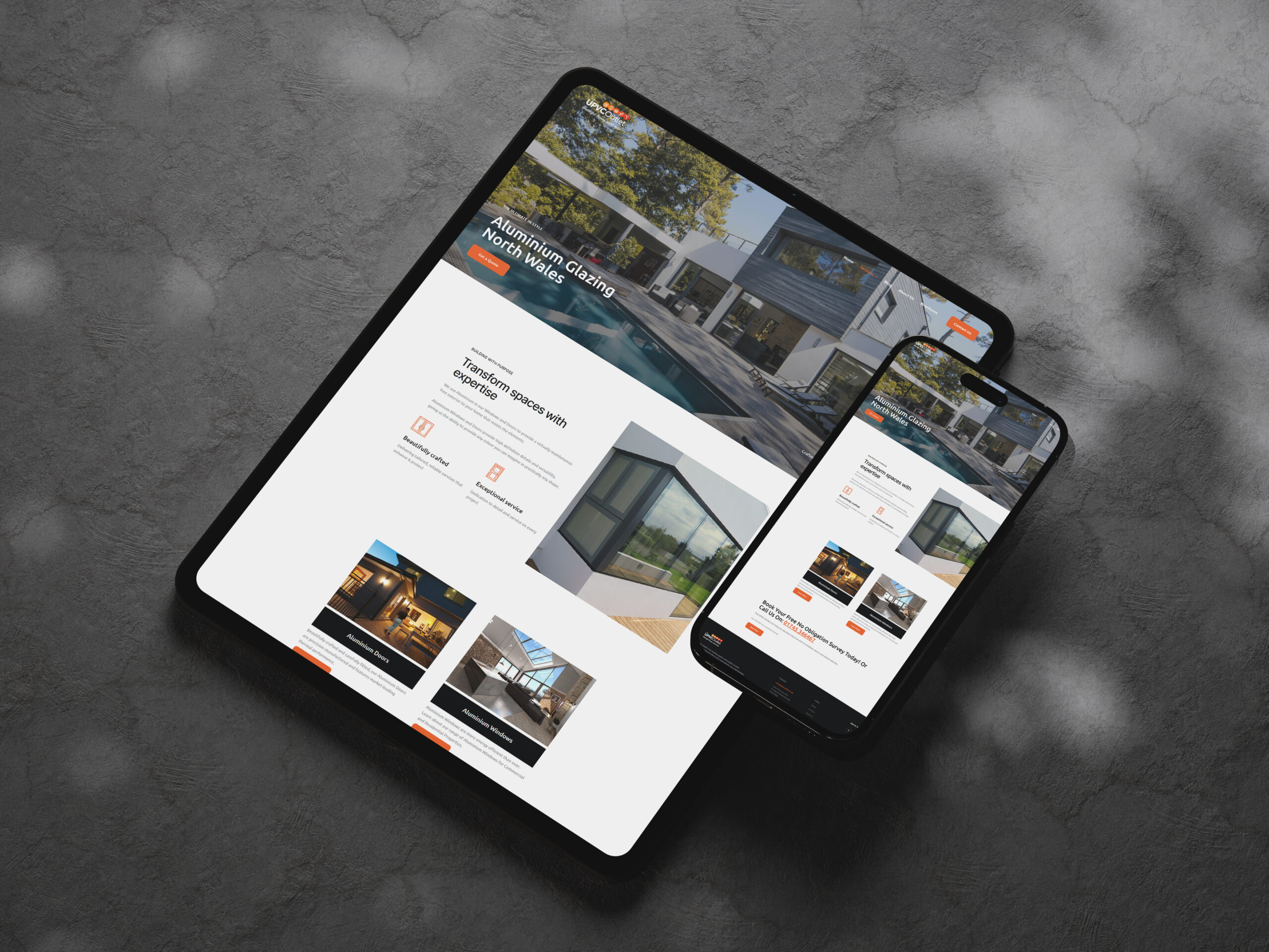 UPVC Outlet Mockup